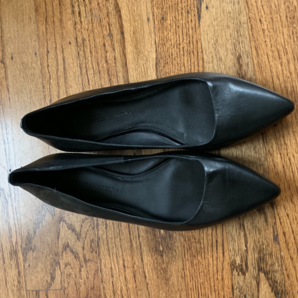 Rebecca Minkoff Fallon pointy toe flat - black